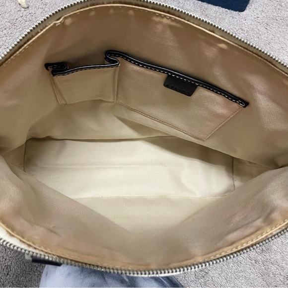 Celine Vintage Macadam Monogram Coated Canvas Tote Bag - Picture 13 of 16